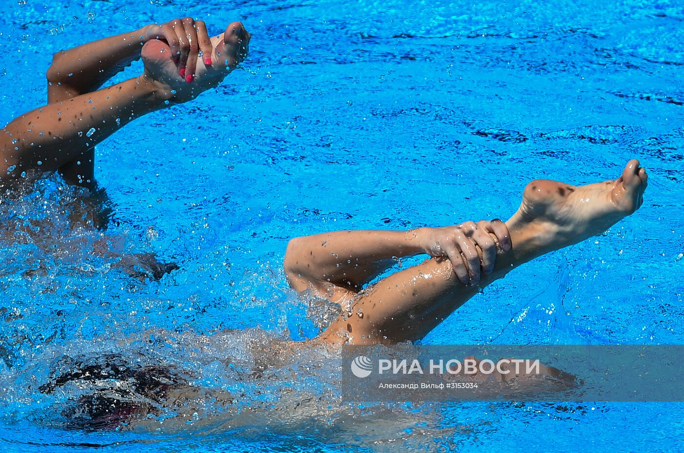 Чемпионат мира FINA 2017. Синхронное плавание. Смешанные дуэты. Техническая программа. Финал