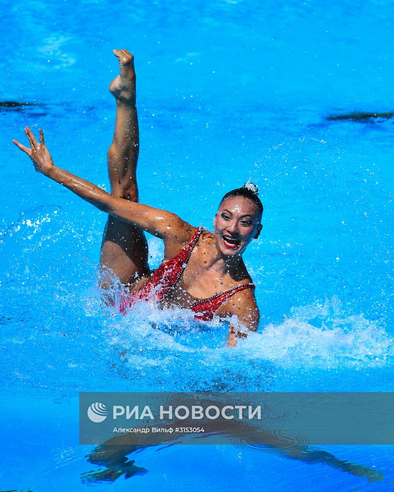 Чемпионат мира FINA 2017. Синхронное плавание. Смешанные дуэты. Техническая программа. Финал