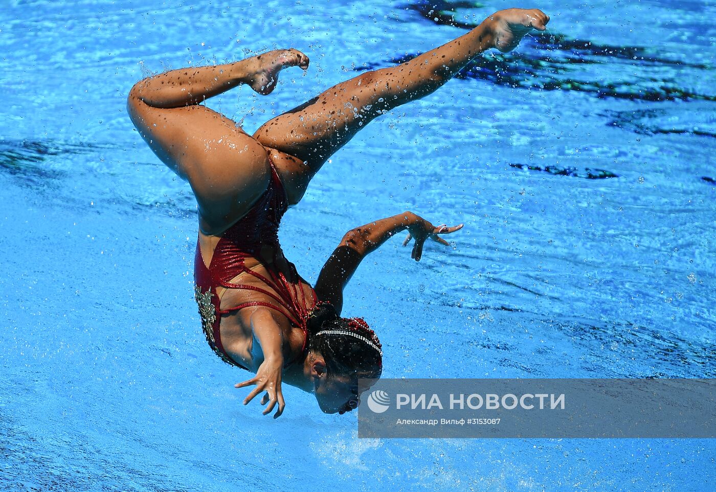 Чемпионат мира FINA 2017. Синхронное плавание. Смешанные дуэты. Техническая программа. Финал