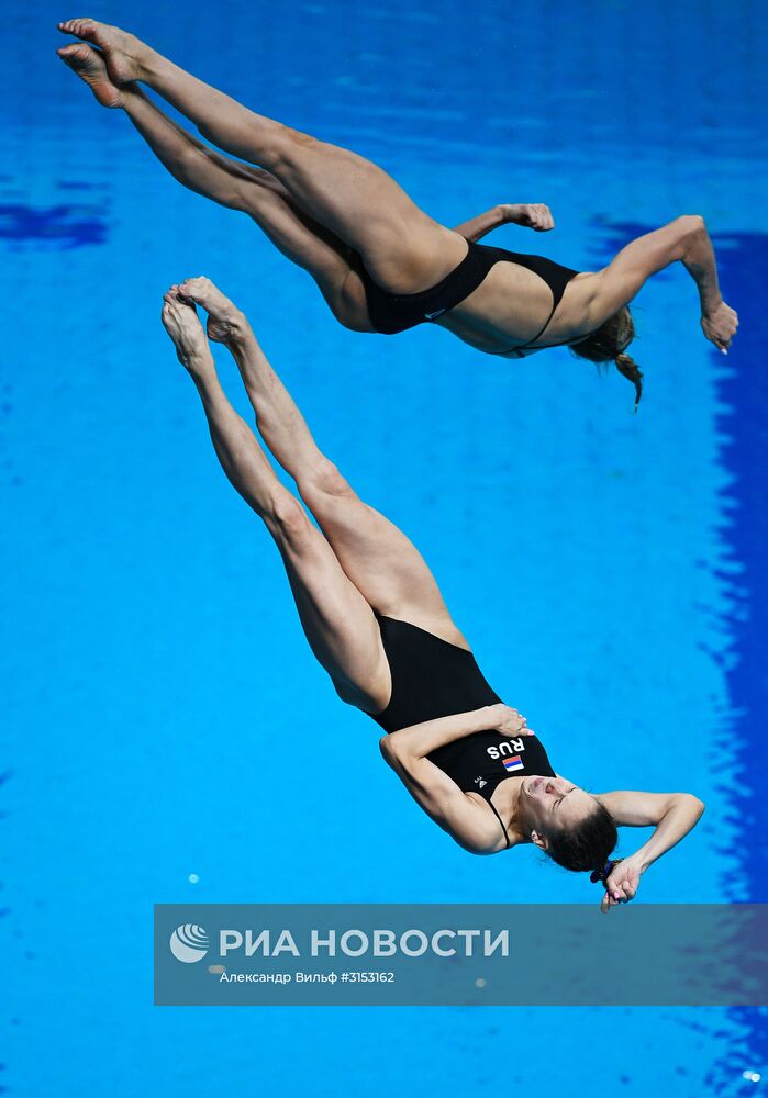 Чемпионат мира FINA 2017. Синхронные прыжки в воду. Женщины. Трамплин 3 м. Финал