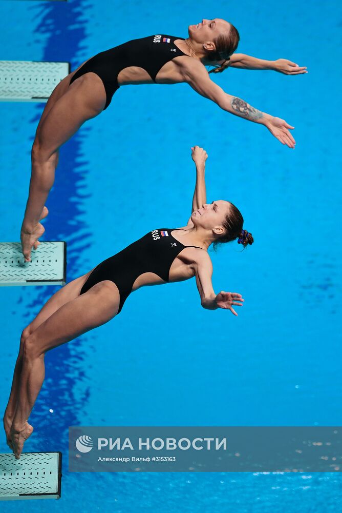 Чемпионат мира FINA 2017. Синхронные прыжки в воду. Женщины. Трамплин 3 м. Финал