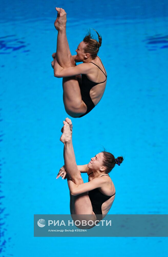 Чемпионат мира FINA 2017. Синхронные прыжки в воду. Женщины. Трамплин 3 м. Финал