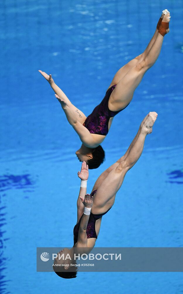 Чемпионат мира FINA 2017. Синхронные прыжки в воду. Женщины. Трамплин 3 м. Финал