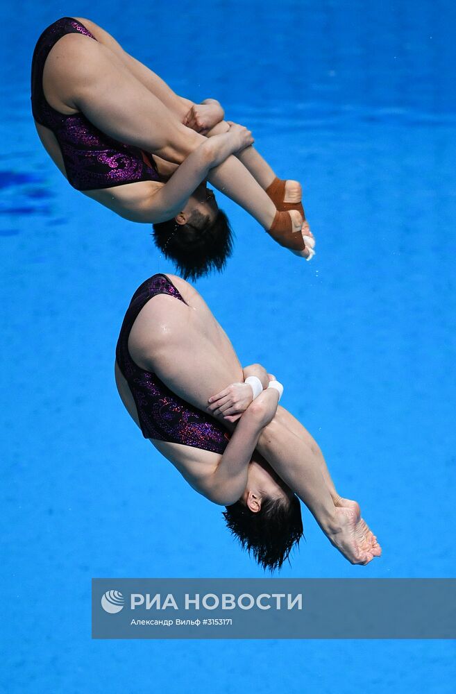 Чемпионат мира FINA 2017. Синхронные прыжки в воду. Женщины. Трамплин 3 м. Финал