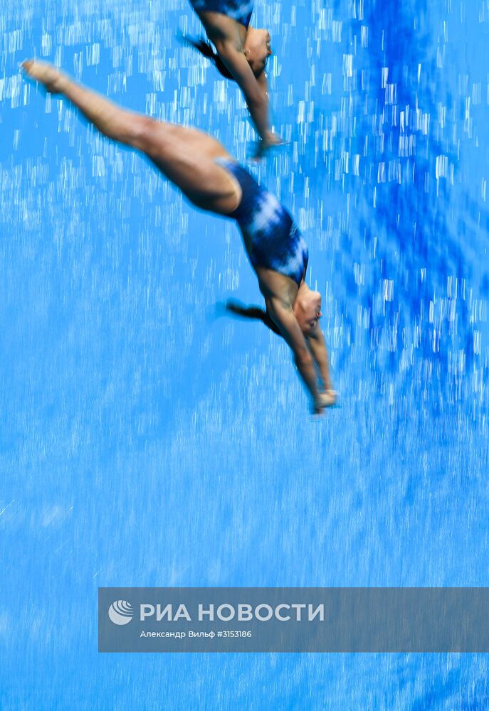 Чемпионат мира FINA 2017. Синхронные прыжки в воду. Женщины. Трамплин 3 м. Финал