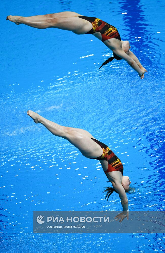 Чемпионат мира FINA 2017. Синхронные прыжки в воду. Женщины. Трамплин 3 м. Финал