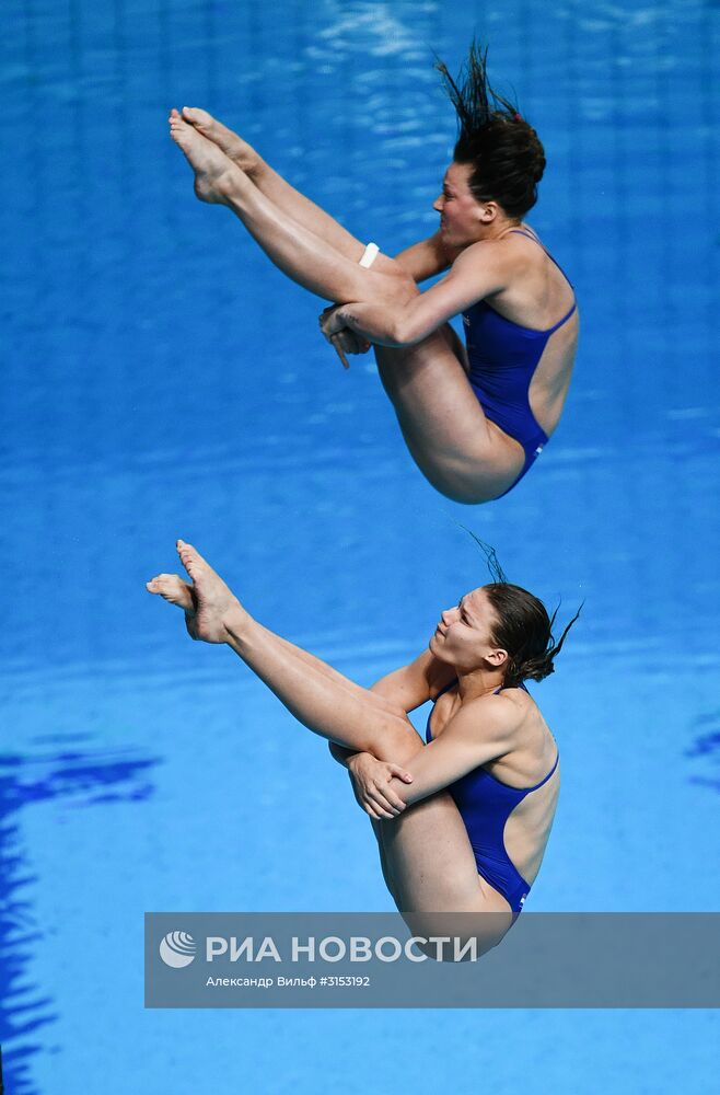 Чемпионат мира FINA 2017. Синхронные прыжки в воду. Женщины. Трамплин 3 м. Финал