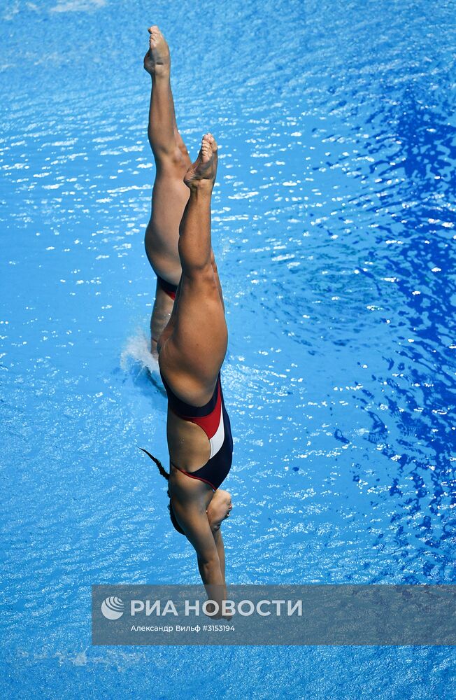 Чемпионат мира FINA 2017. Синхронные прыжки в воду. Женщины. Трамплин 3 м. Финал