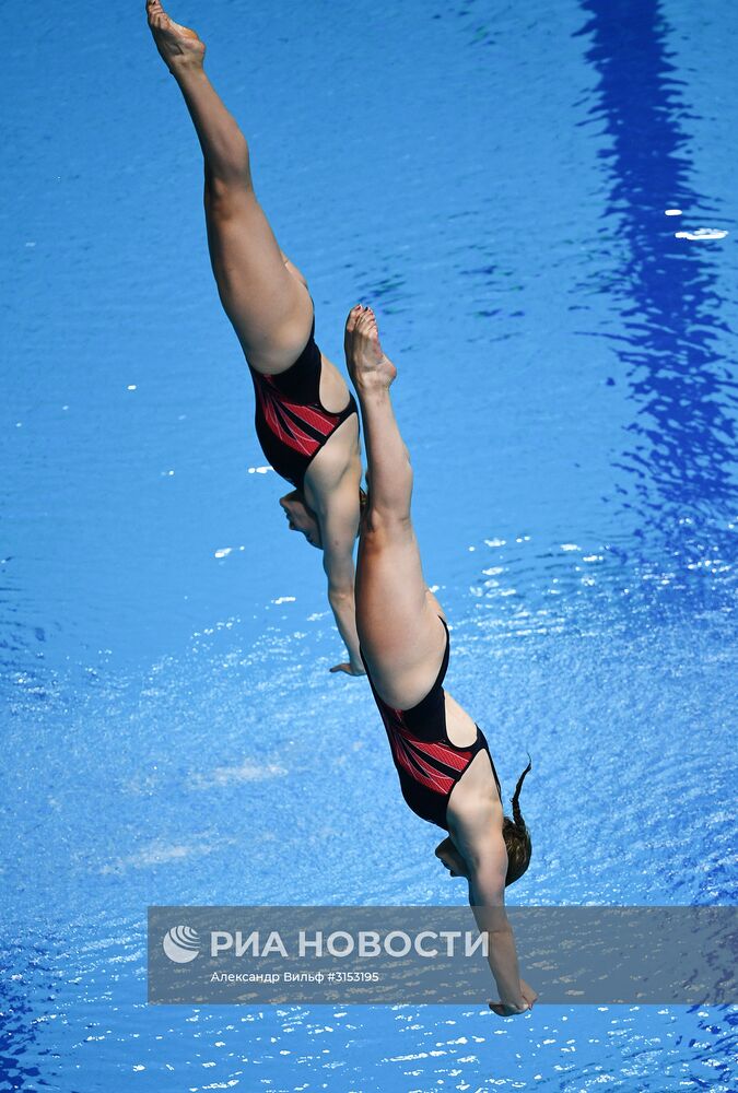 Чемпионат мира FINA 2017. Синхронные прыжки в воду. Женщины. Трамплин 3 м. Финал