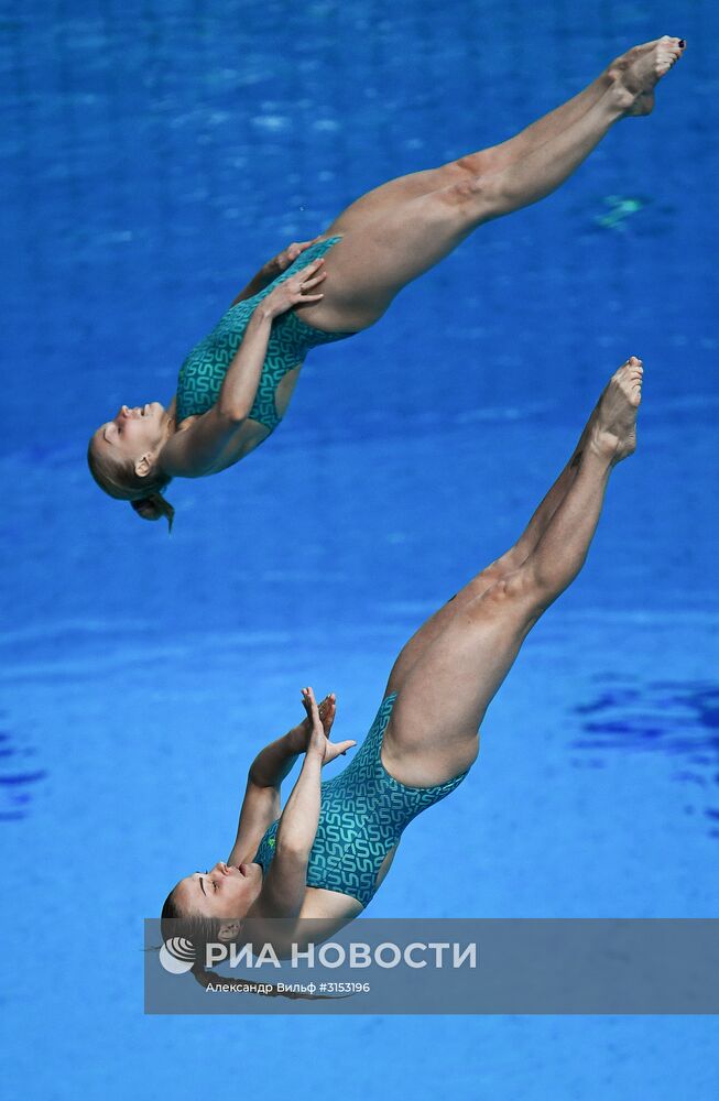 Чемпионат мира FINA 2017. Синхронные прыжки в воду. Женщины. Трамплин 3 м. Финал