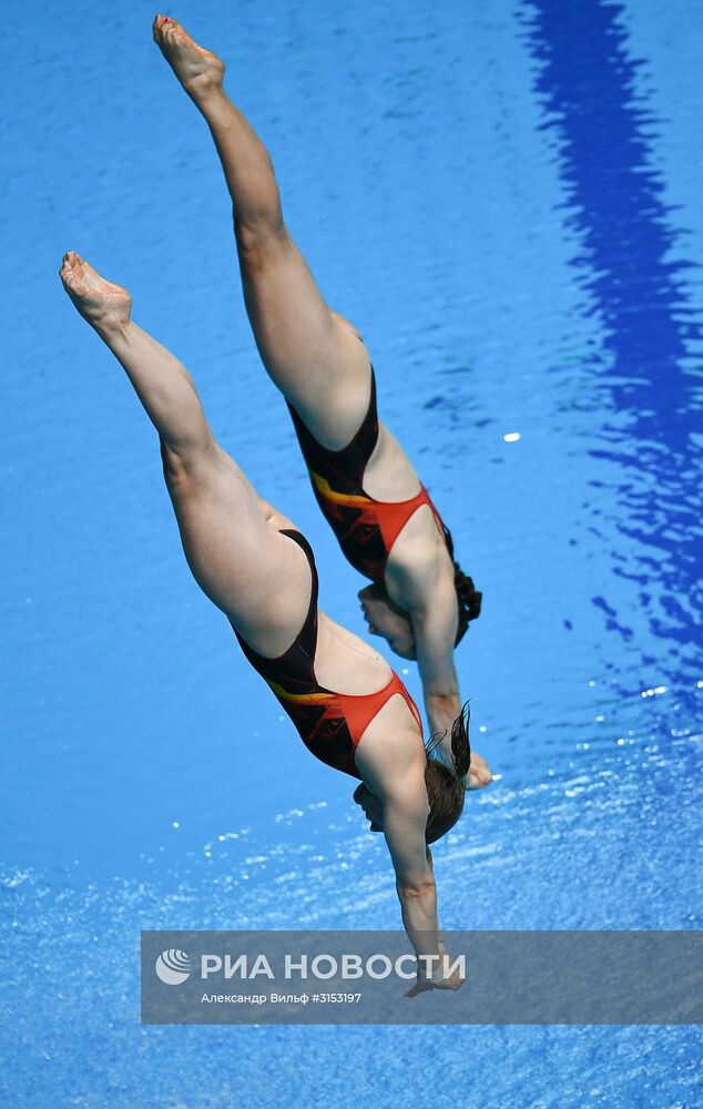 Чемпионат мира FINA 2017. Синхронные прыжки в воду. Женщины. Трамплин 3 м. Финал