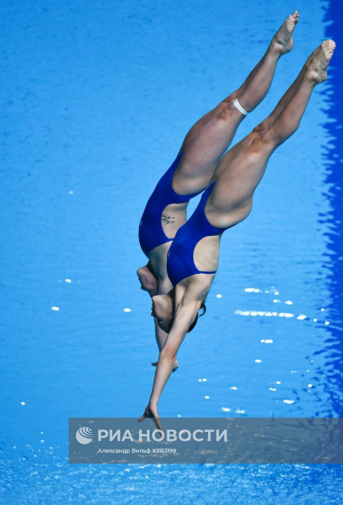 Чемпионат мира FINA 2017. Синхронные прыжки в воду. Женщины. Трамплин 3 м. Финал