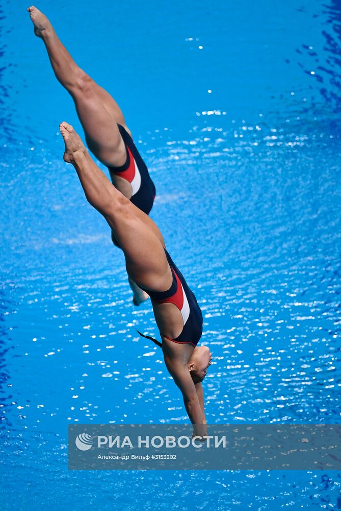 Чемпионат мира FINA 2017. Синхронные прыжки в воду. Женщины. Трамплин 3 м. Финал