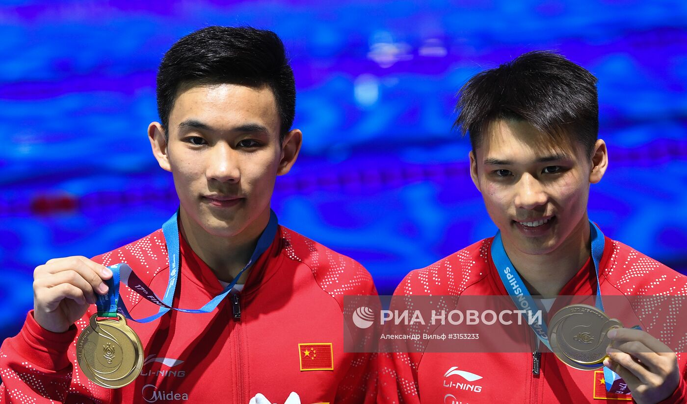 Чемпионат мира FINA 2017. Синхронные прыжки в воду. Мужчины. Вышка 10 м. Финал