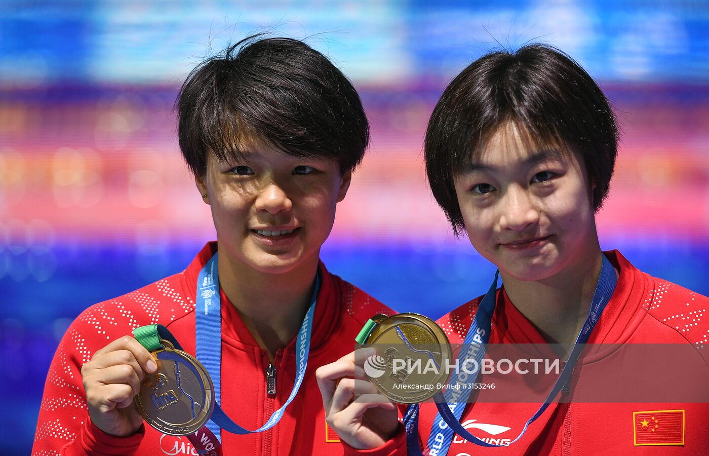 Чемпионат мира FINA 2017. Синхронные прыжки в воду. Женщины. Трамплин 3 м. Финал