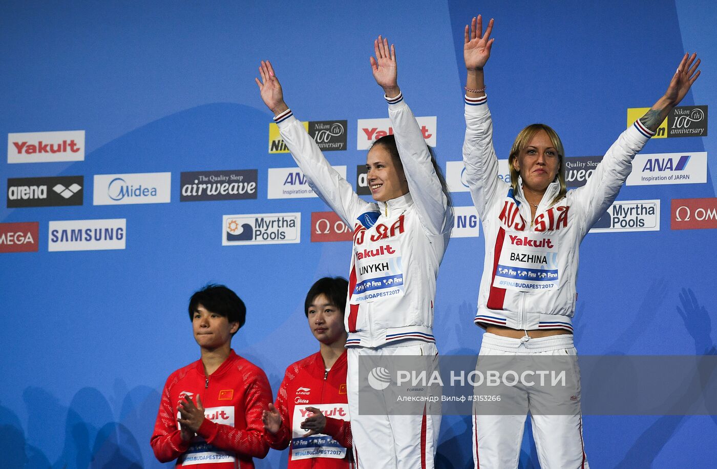 Чемпионат мира FINA 2017. Синхронные прыжки в воду. Женщины. Трамплин 3 м. Финал