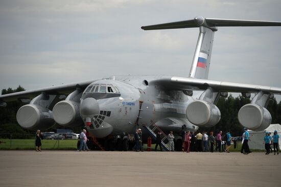 Открытие международного авиационно-космического салона МАКС-2017