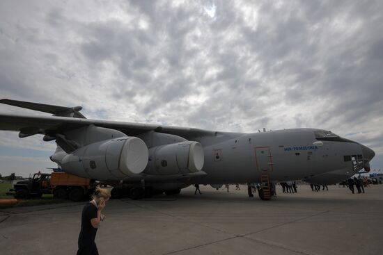 Открытие международного авиационно-космического салона МАКС-2017