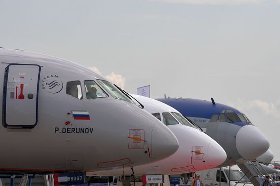 Открытие международного авиационно-космического салона МАКС-2017