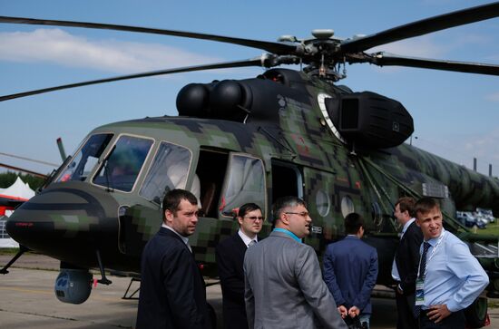 Открытие международного авиационно-космического салона МАКС-2017