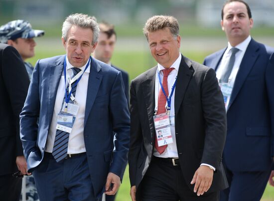 Открытие международного авиационно-космического салона МАКС-2017