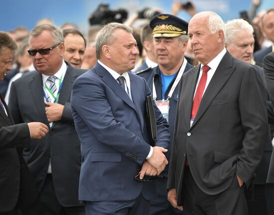 Открытие международного авиационно-космического салона МАКС-2017