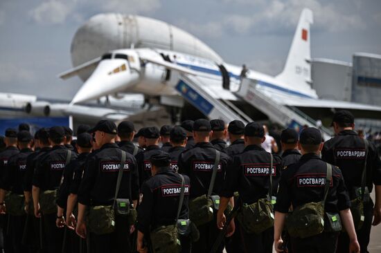 Открытие международного авиационно-космического салона МАКС-2017