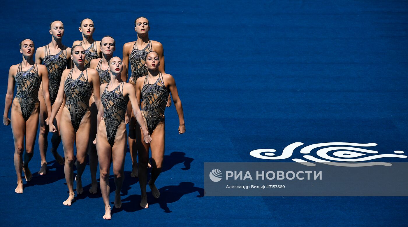 Чемпионат мира FINA 2017. Синхронное плавание. Группы. Техническая программа. Финал