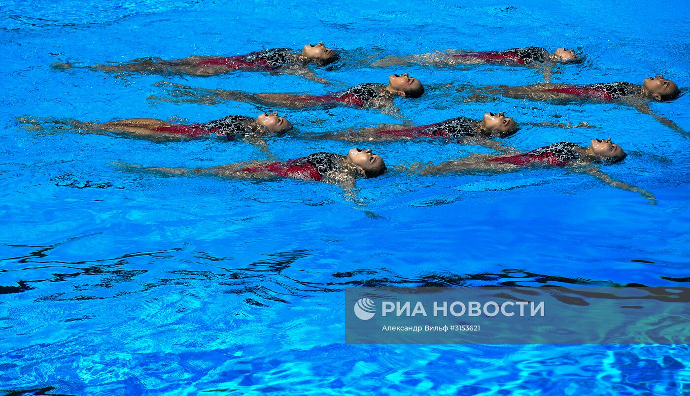 Чемпионат мира FINA 2017. Синхронное плавание. Группы. Техническая программа. Финал