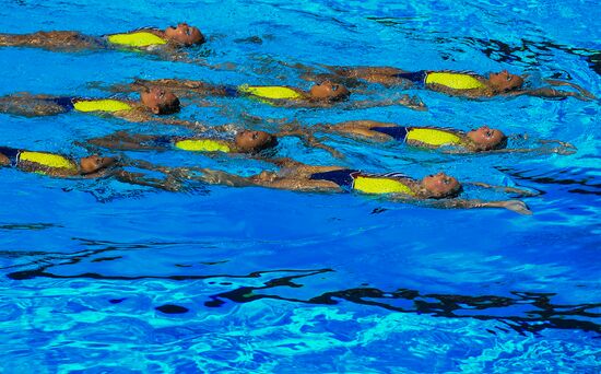 Чемпионат мира FINA 2017. Синхронное плавание. Группы. Техническая программа. Финал