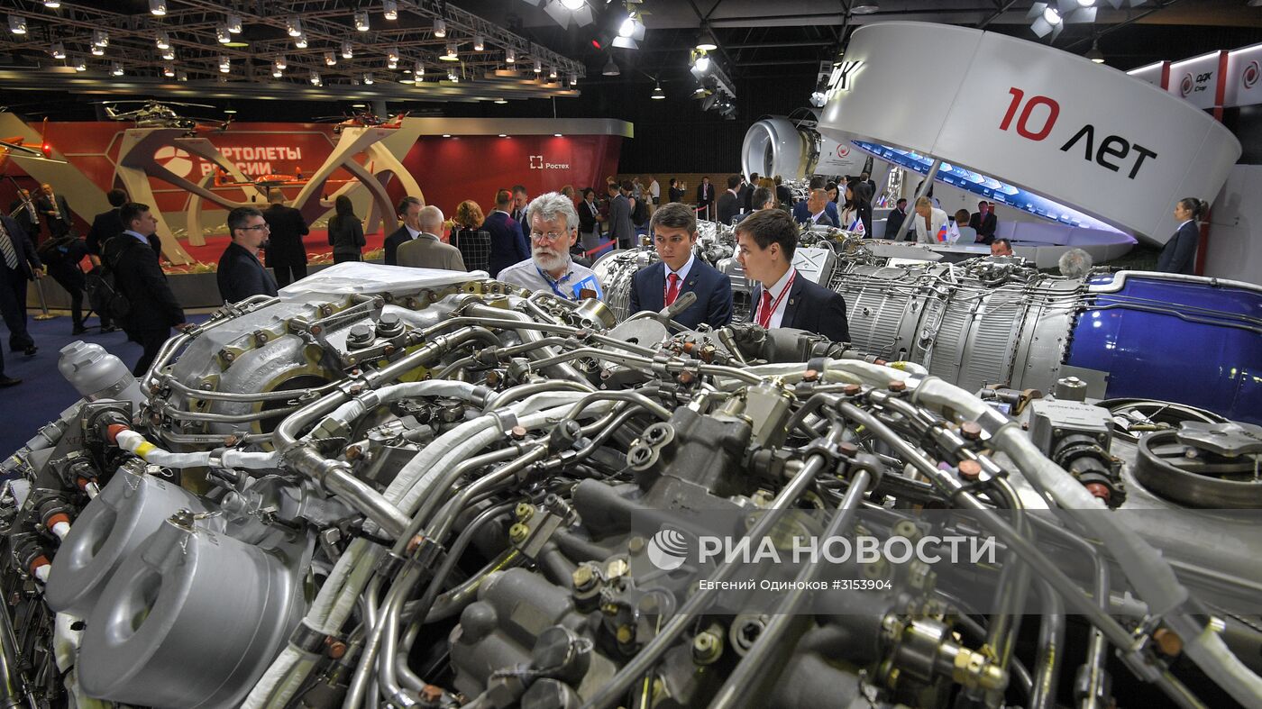 Открытие международного авиационно-космического салона МАКС-2017