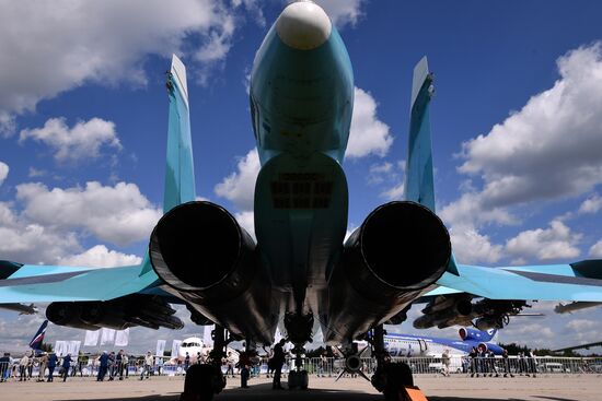 Международный авиационно-космический салон МАКС-2017. День второй