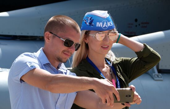 Международный авиационно-космический салон МАКС-2017. День второй