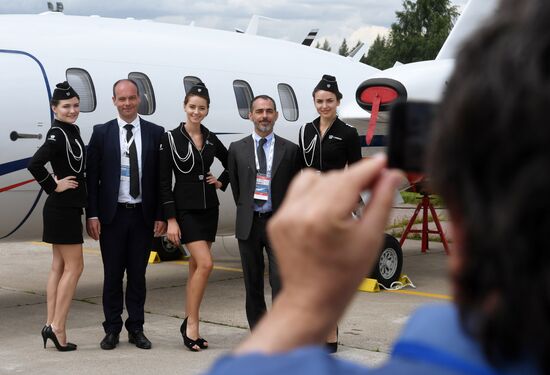 Международный авиационно-космический салон МАКС-2017. День второй