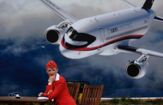 Международный авиационно-космический салон МАКС-2017. День второй