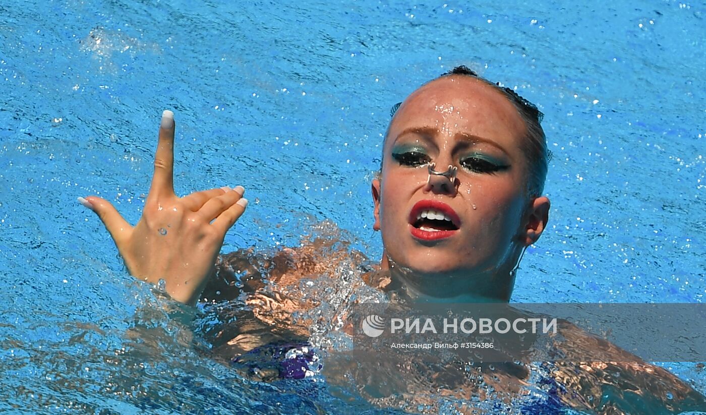 Чемпионат мира FINA 2017. Синхронное плавание. Соло. Произвольная программа. Финал
