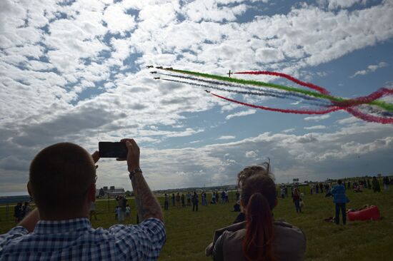 Международный авиационно-космический салон МАКС-2017. День второй