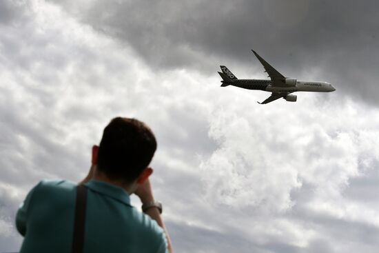 Международный авиационно-космический салон МАКС-2017. День второй
