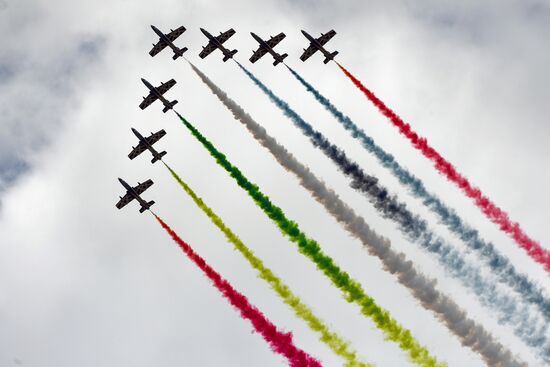 Международный авиационно-космический салон МАКС-2017. День второй