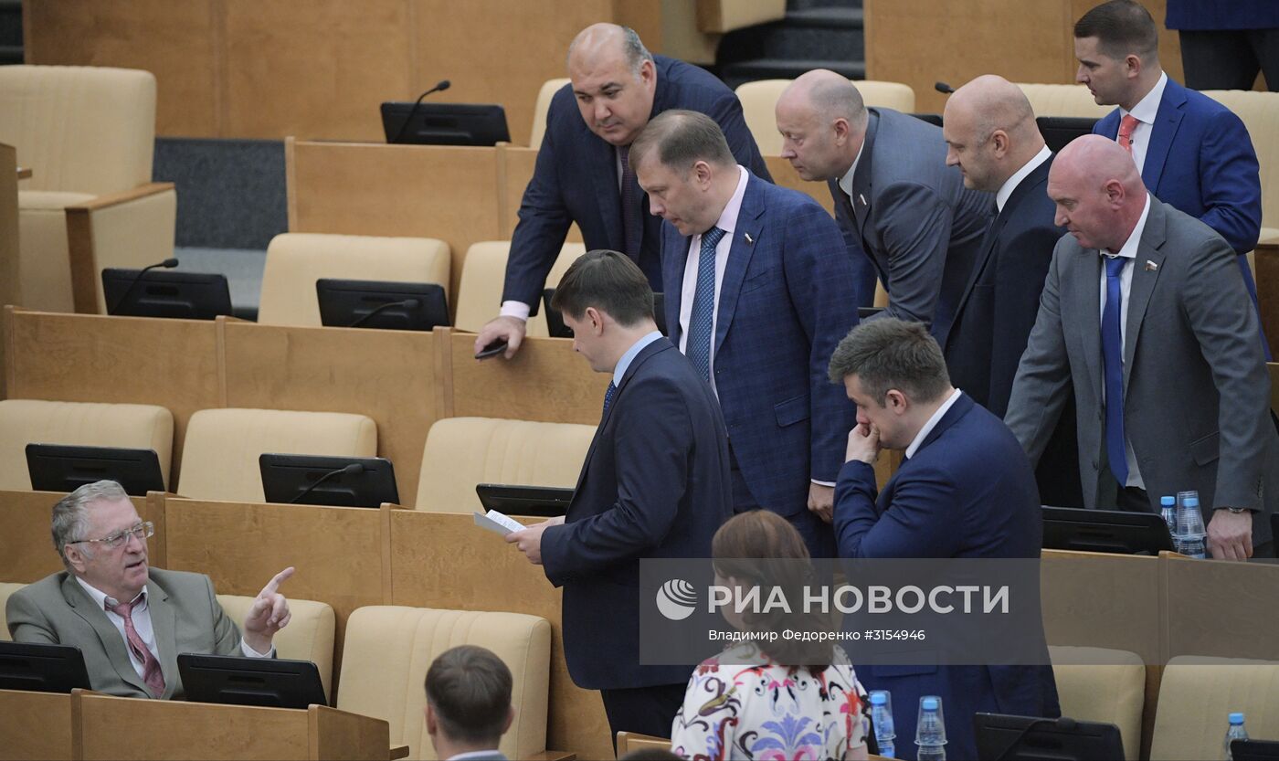 Дополнительное пленарное заседание Госдумы РФ
