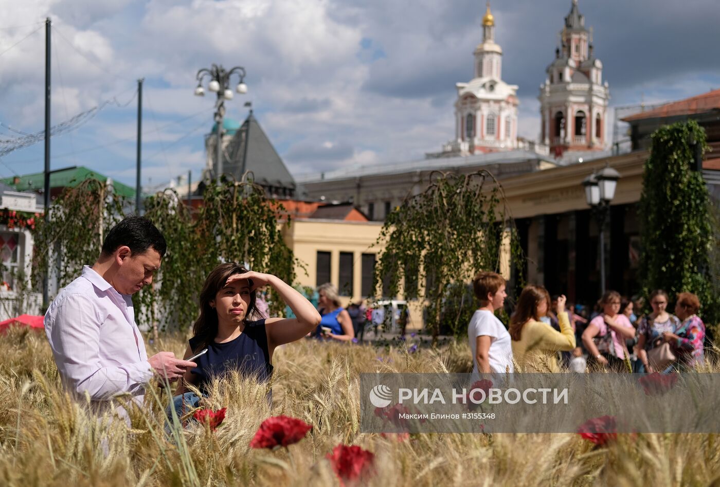 Открытие фестиваля "Московское лето. Цветочный джем"