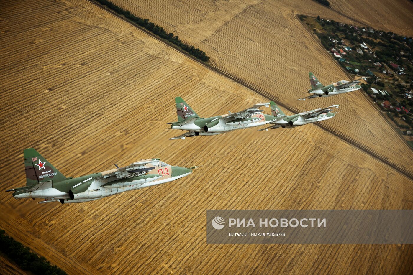 Летно-специальная подготовка экипажей штурмовиков Су-25СМ3 в Приморско-Ахтарске