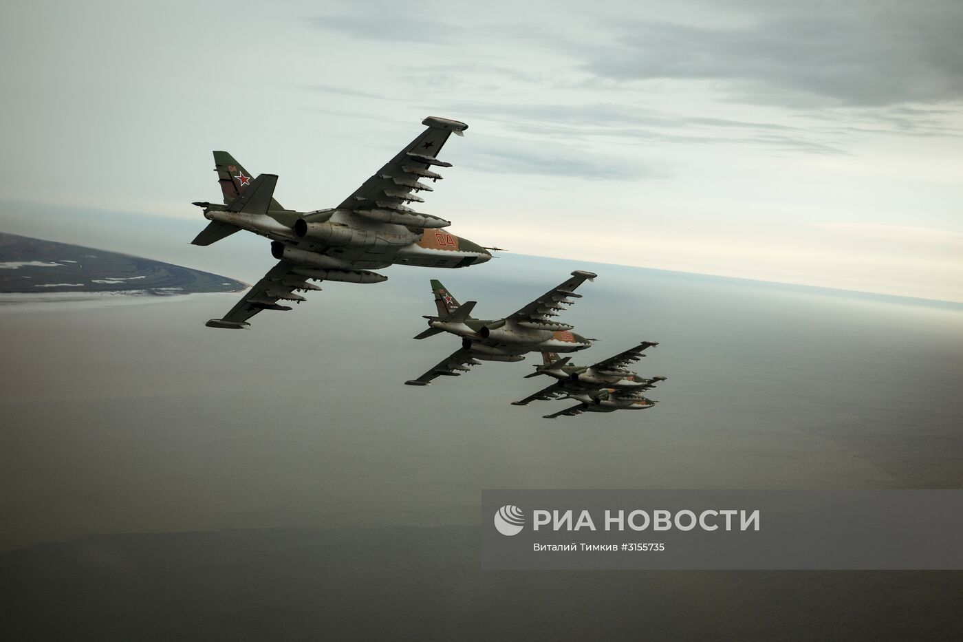 Летно-специальная подготовка экипажей штурмовиков Су-25СМ3 в Приморско-Ахтарске