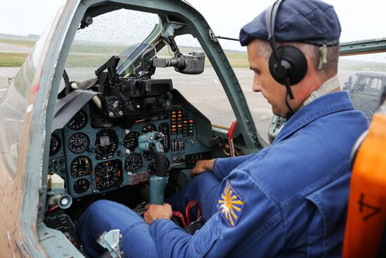 Летно-специальная подготовка экипажей штурмовиков Су-25СМ3 в Приморско-Ахтарске