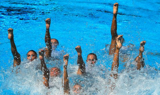 Чемпионат мира FINA 2017. Синхронное плавание. Группы. Произвольная программа. Финал