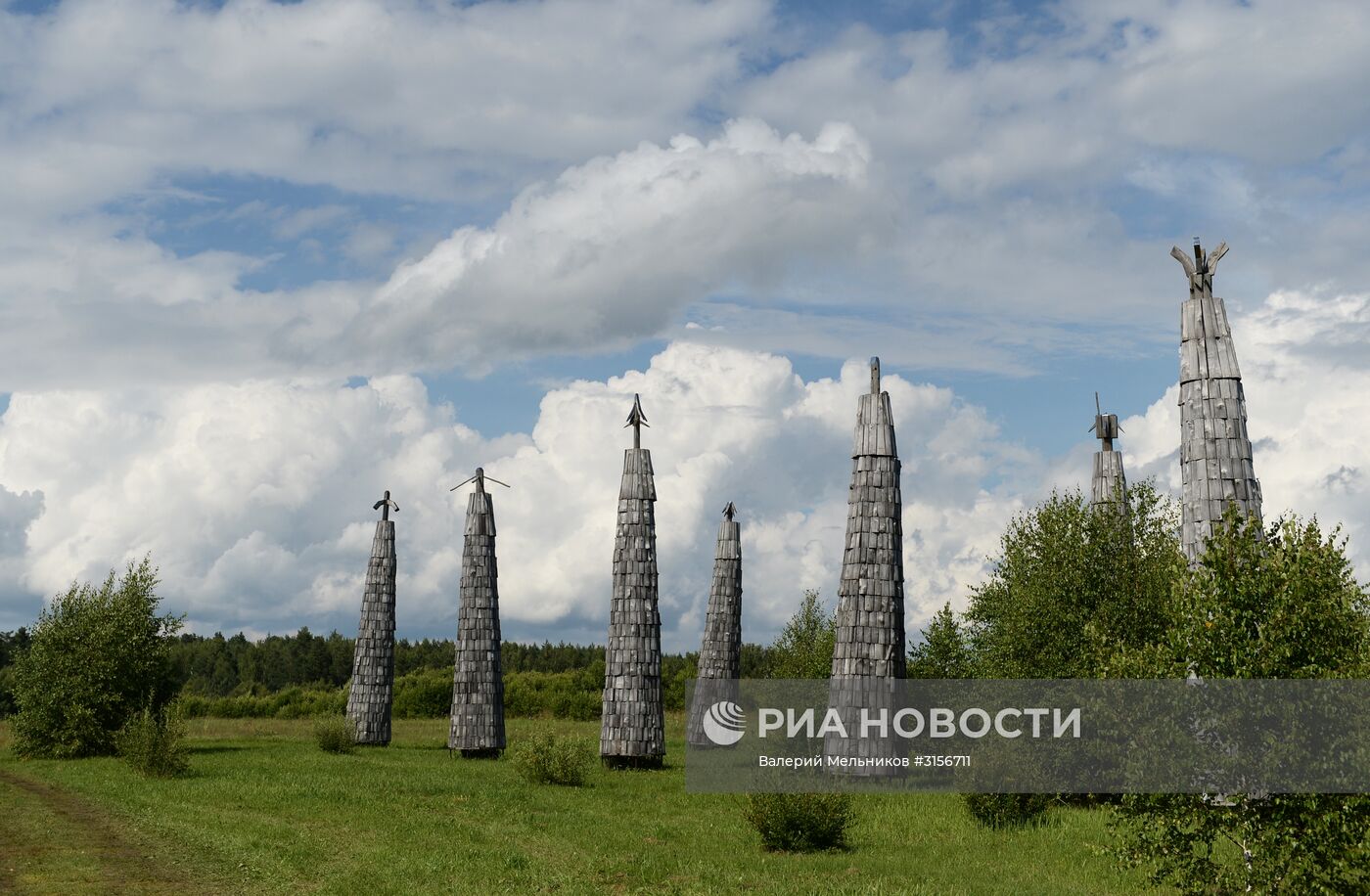 Международный фестиваль ландшафтных объектов в Никола-Ленивце "Архстояние"