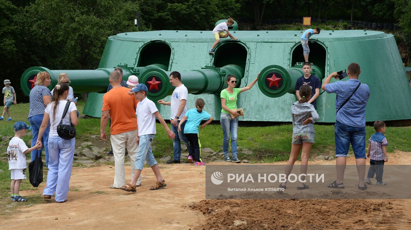 Открытие филиала военно-патриотического парка культуры и отдыха "Патриот" во Владивостоке