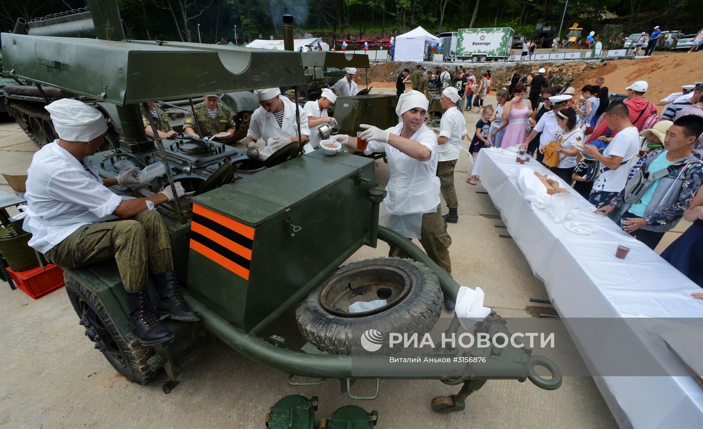 Открытие филиала военно-патриотического парка культуры и отдыха "Патриот" во Владивостоке