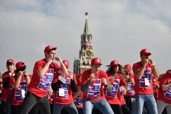 День российского бокса на Красной площади