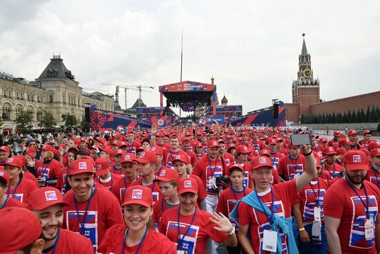 День российского бокса на Красной площади